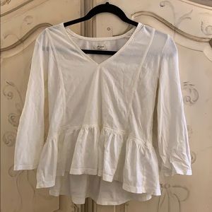 Madewell Peplum Style Top